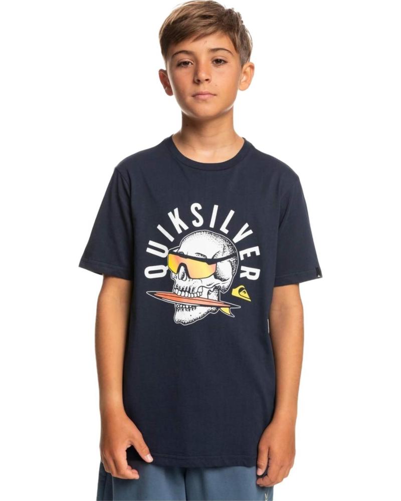 QUIKSILVER CAMISETA MANGA CORTA ESTAMPADO GRÁFICO AZUL