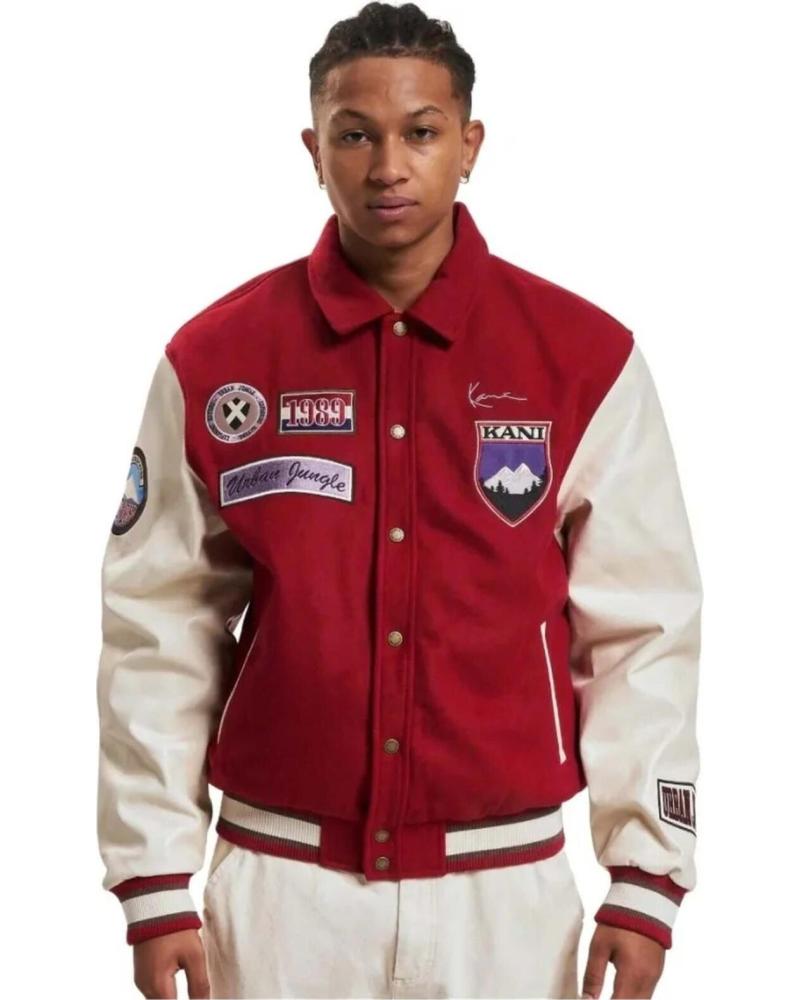 KARL KANI CHAQUETA VARSITY KARL KANI PARA HOMBRE ROJA ROJO