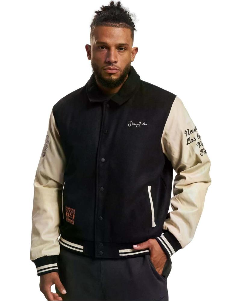 KARL KANI CHAQUETA VARSITY KARL KANI PARA HOMBRE EN NEGRO NEGRO