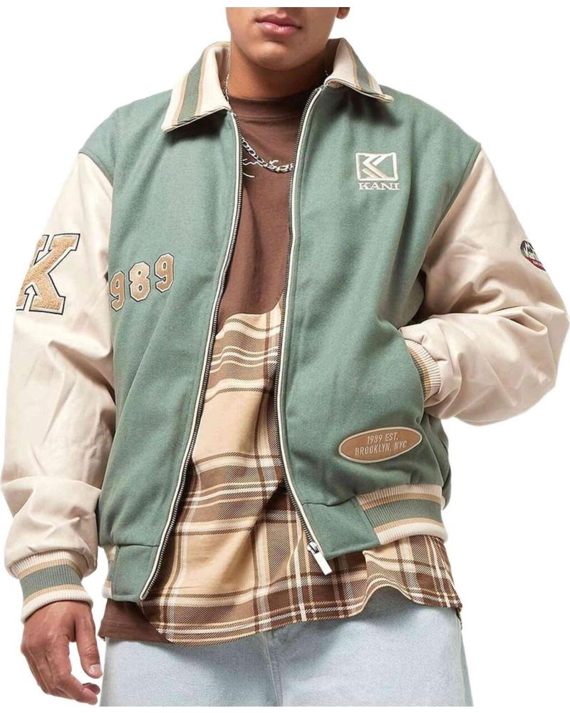 KARL KANI CHAQUETA LETTERMAN KARL KANI HOMBRE VERDE VERDE