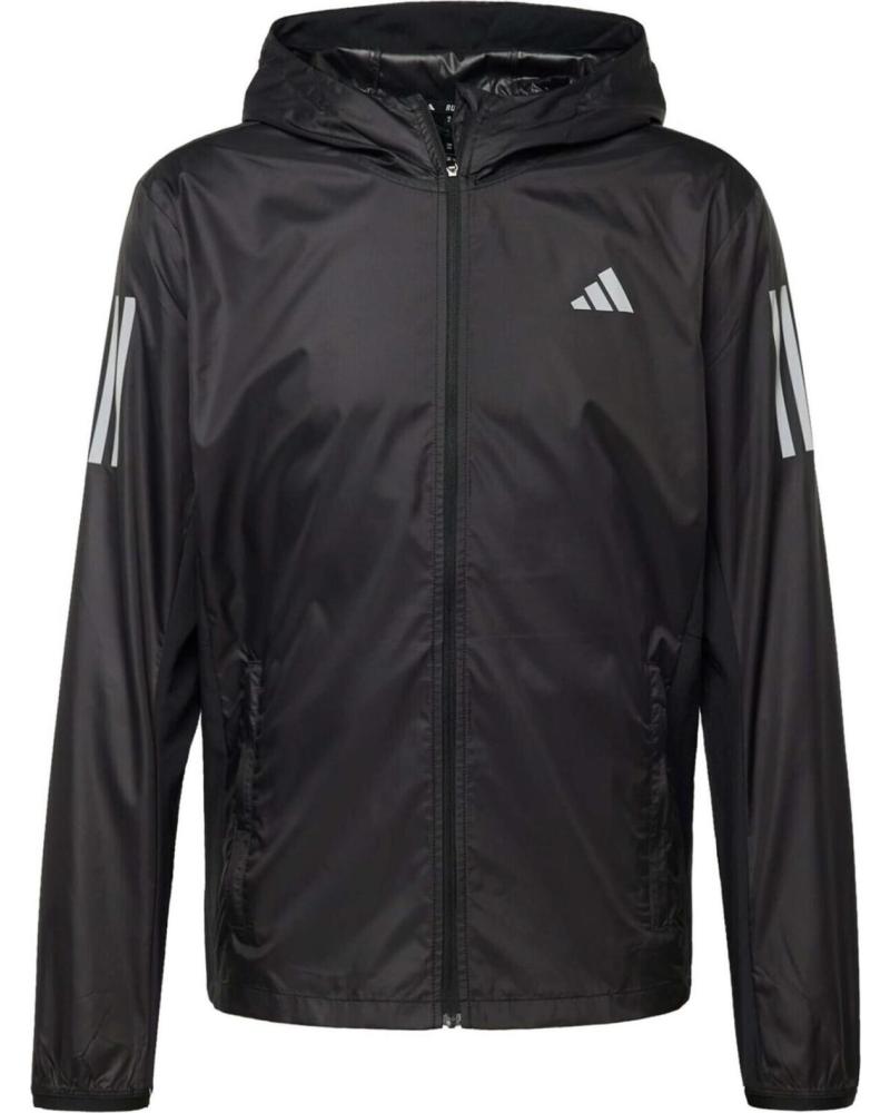 ADIDAS CHAQUETA ADIDAS RUNNING ESSENTIALS HOMBRE NEGRA NEGRO