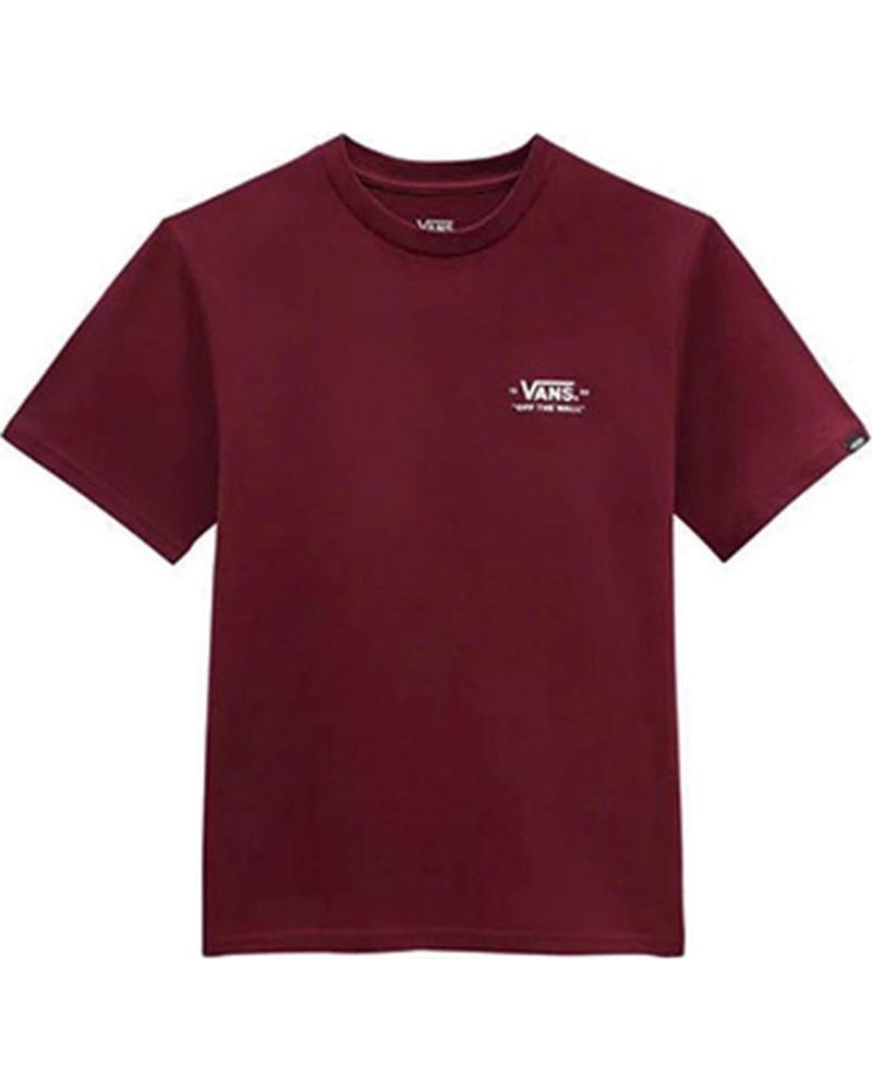 VANS OFF THE WALL CAMISETA OFF THE WALL MANGA CORTA ROJO