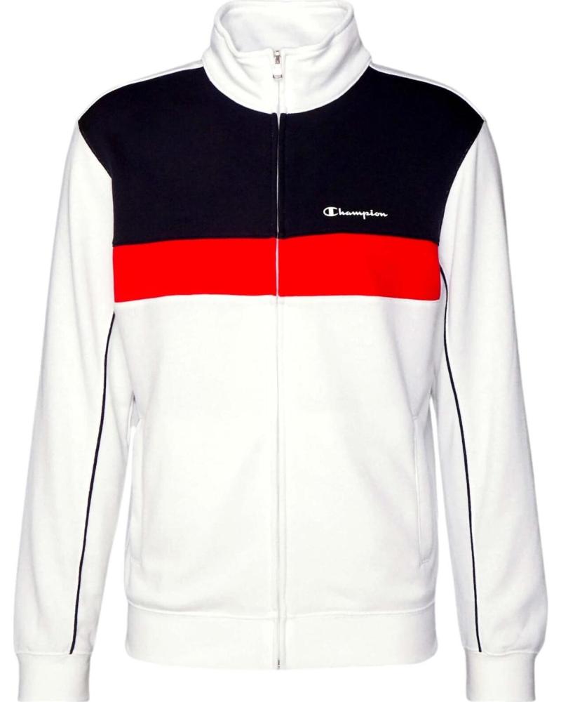 CHAMPION CHAQUETA DEPORTIVA CHAMPION DE MANGA LARGA PARA HOMBRE CON CIERRE COMPLETO MULTICOLOR