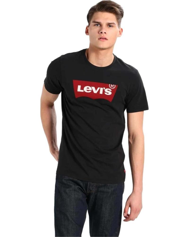 LEVIS CAMISETA LEVI´S DE MANGA CORTA CON LOGO PARA HOMBRE NEGRO