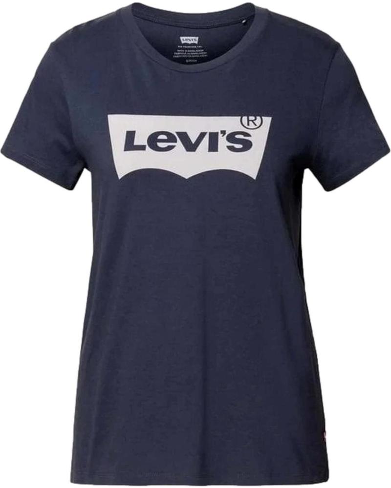 LEVIS CAMISETA LEVI´S DE MANGA CORTA CON LOGO PARA MUJER AZUL