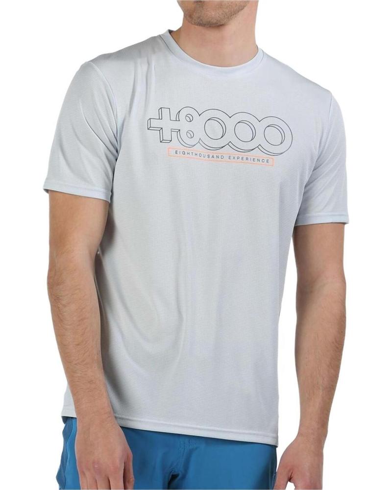 8000 CAMISETA DE MANGA CORTA 8000 PARA HOMBRE GRIS