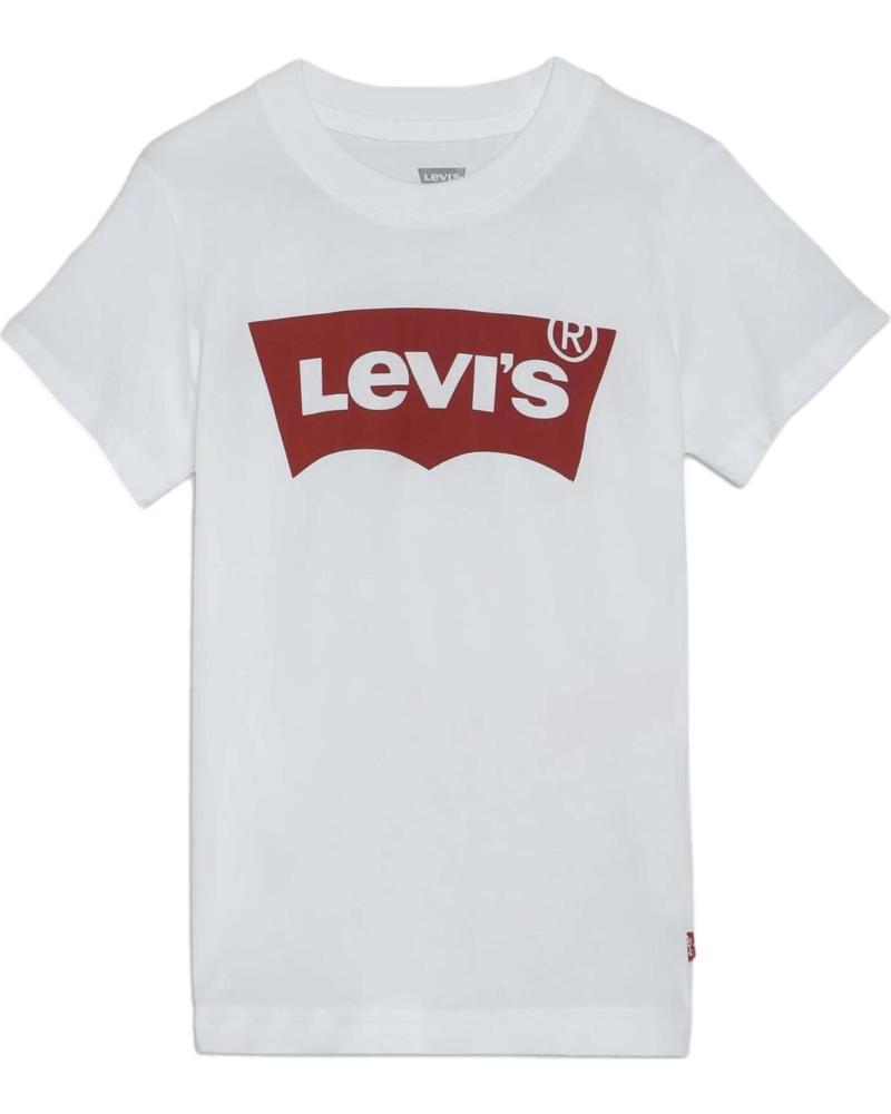 LEVIS CAMISETA LEVI´S DE MANGA CORTA CON LOGO PARA NIÑOS BLANCO