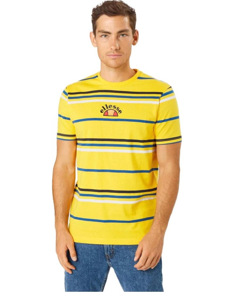 ELLESSE CAMISETA DE MANGA CORTA ELLESSE A RAYAS PARA HOMBRE AMARILLO