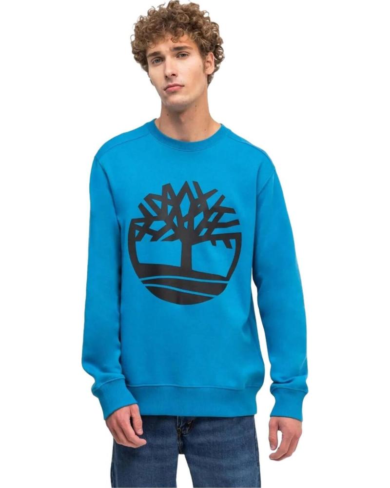 TIMBERLAND SUDADERA TIMBERLAND CON LOGO DE ÁRBOL PARA HOMBRE AZUL