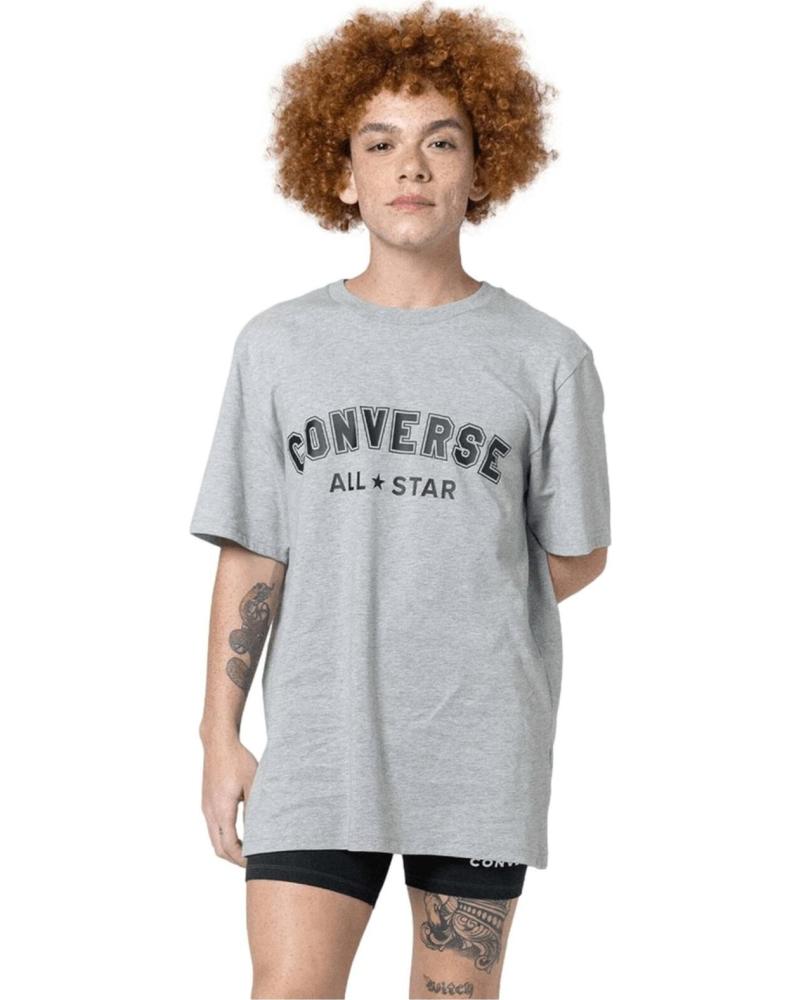 CONVERSE CAMISETA CONVERSE DE MANGA CORTA UNISEX GRIS GRIS