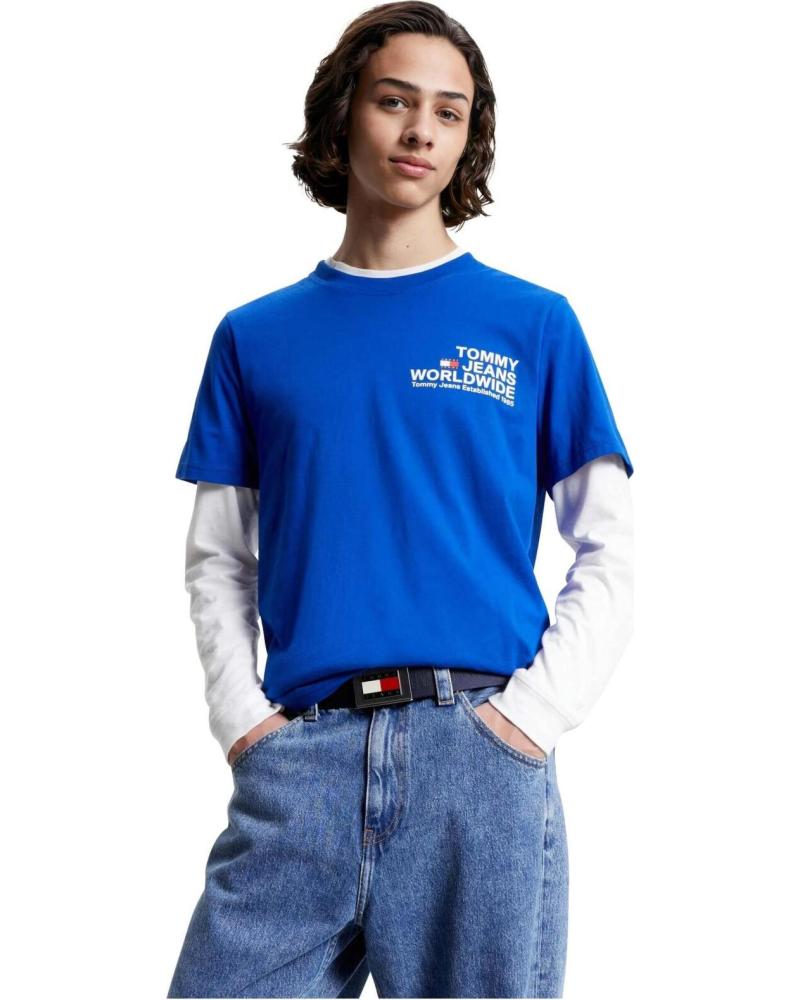 TOMMY HILFIGER CAMISETA DE MANGA CORTA TOMMY HILFIGER PARA HOMBRE AZUL