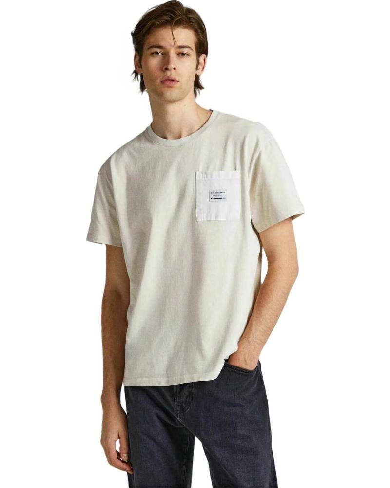 PEPE JEANS CAMISETA PEPE JEANS DE MANGA CORTA CON BOLSILLO PARA HOMBRE BLANCO