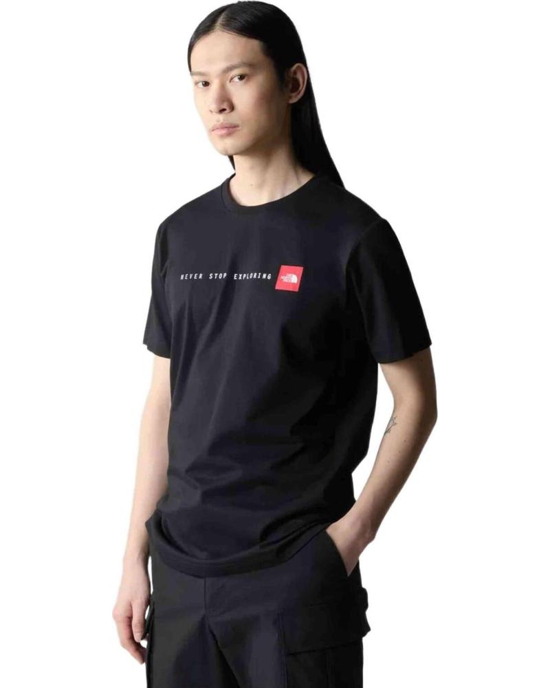 THE NORTH FACE THE NORTH FACE CAMISETA DE MANGA CORTA PARA HOMBRE NEGRO