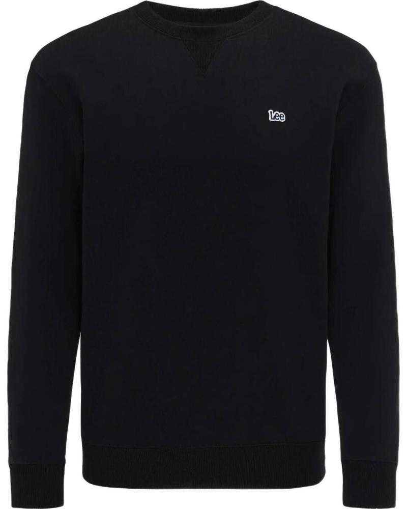 LEE SUDADERA NEGRA DE MANGA LARGA PARA HOMBRE LEE NEGRO