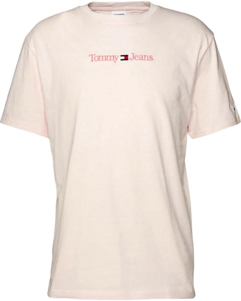 TOMMY HILFIGER CAMISETA TOMMY HILFIGER DE MANGA CORTA PARA HOMBRE ROSA
