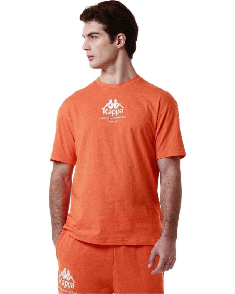 KAPPA CAMISETA KAPPA DE MANGA CORTA PARA HOMBRE NARANJA
