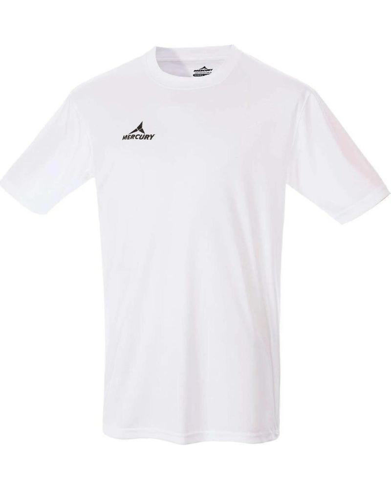 INDUSTRIAS MERCURY CAMISETA DE MANGA CORTA MERCURY UNISEX BLANCA BLANCO