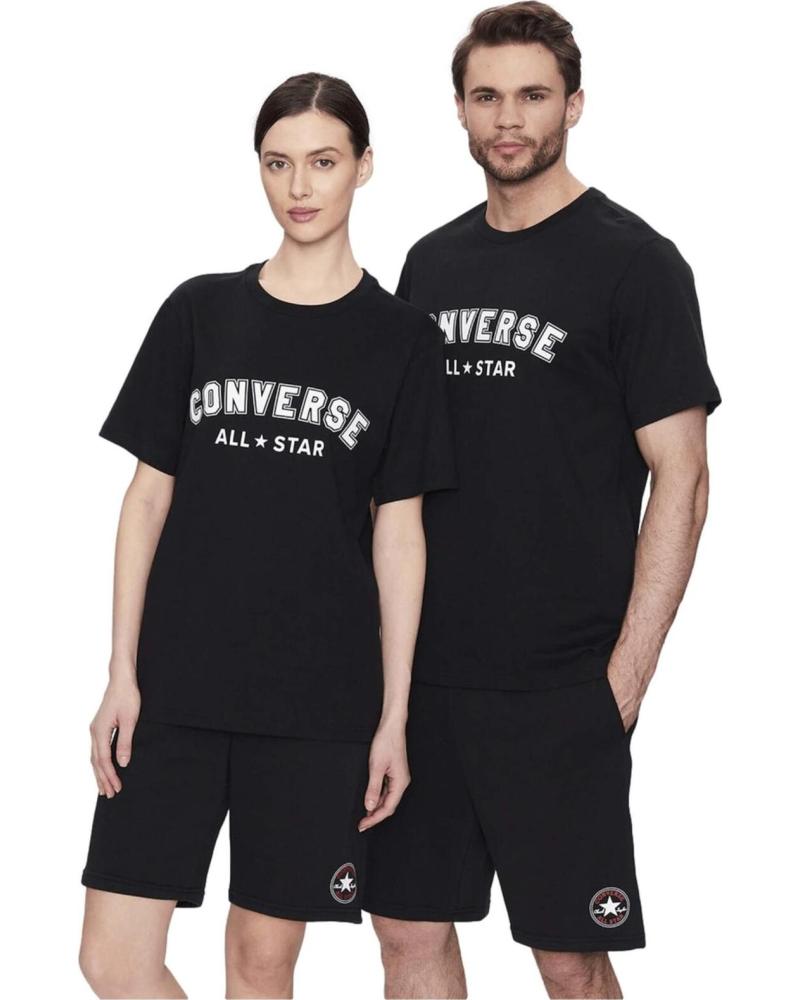 CONVERSE CAMISETA CONVERSE ALL STAR MANGA CORTA UNISEX NEGRO NEGRO