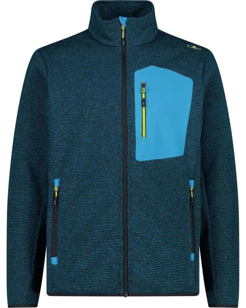 CMP CAMPAGNOLO CHAQUETA TÉCNICA CMP CAMPAGNOLO CON BOLSILLO CONTRASTE AZUL