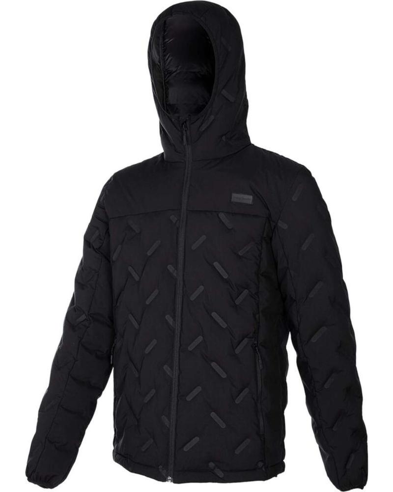 TRANGOWORLD CHAQUETA TÉCNICA CON CAPUCHA NEGRO