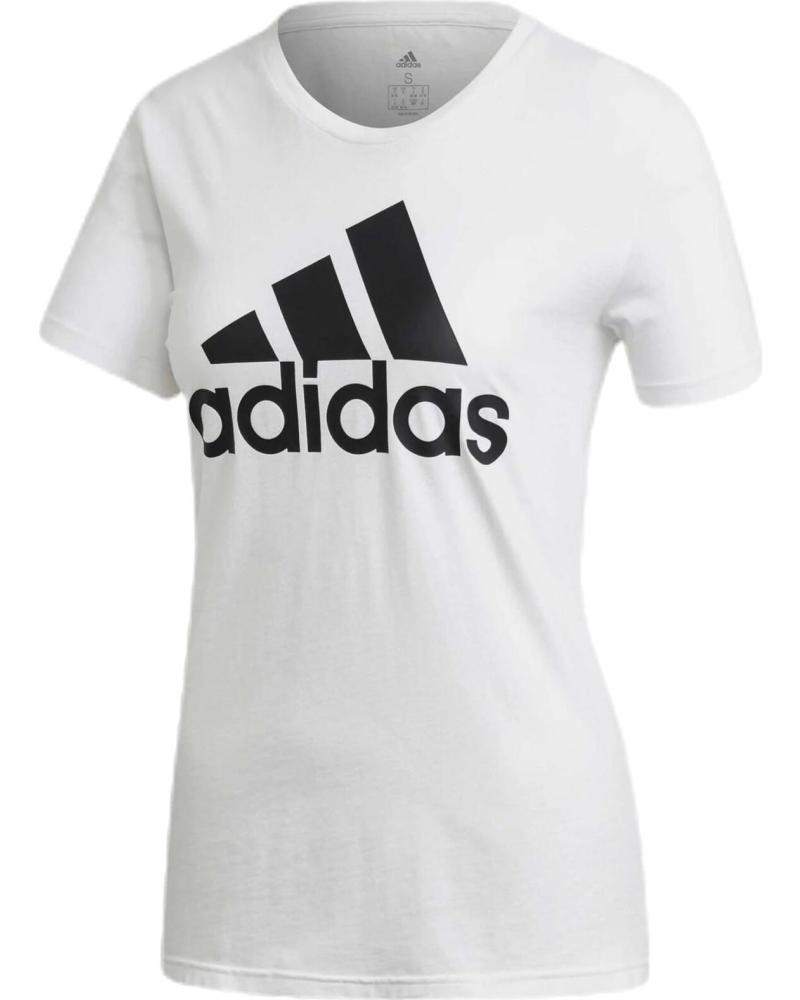 ADIDAS CAMISETA ADIDAS CON LOGO GRANDE BLANCO
