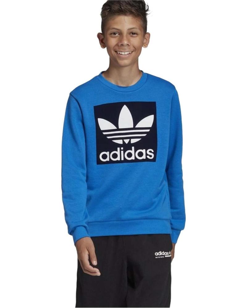 ADIDAS SUDADERA ORIGINALS TREFOIL AZUL