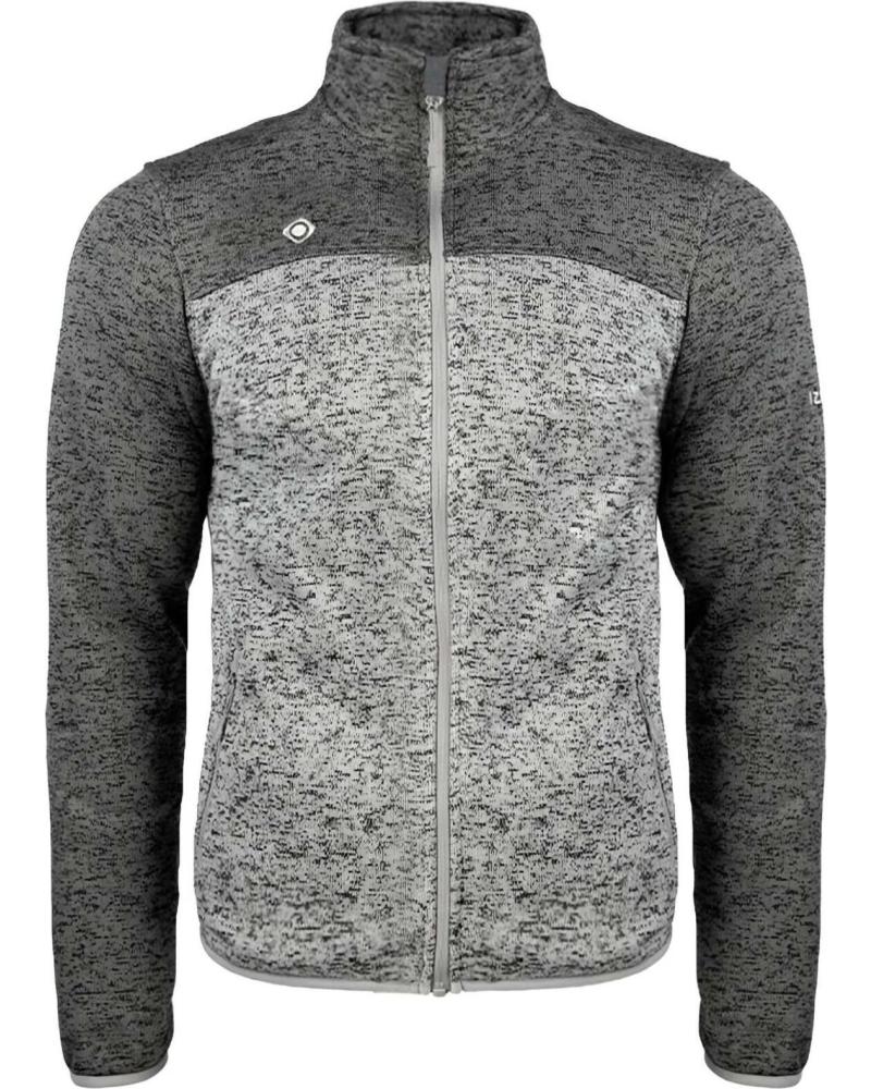 IZAS CHAQUETA DE PUNTO CON CREMALLERA INTEGRAL GRIS