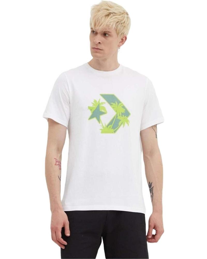 CONVERSE CAMISETA CONVERSE STAR CHEVRON GRAPHIC DE MANGA CORTA PARA HOMBRE BLANCO
