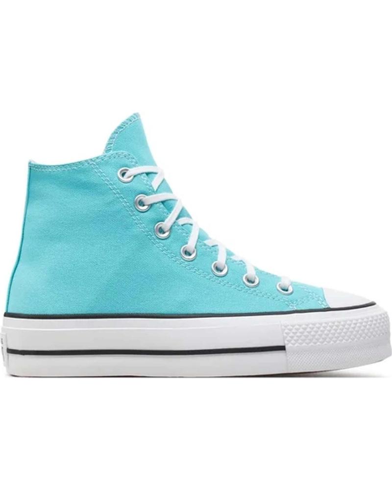 CONVERSE CONVERSE CHUCK TAYLOR ALL STAR PLATFORM: ZAPATILLAS DE CAÑA ALTA PARA MUJER EN AZUL AZUL