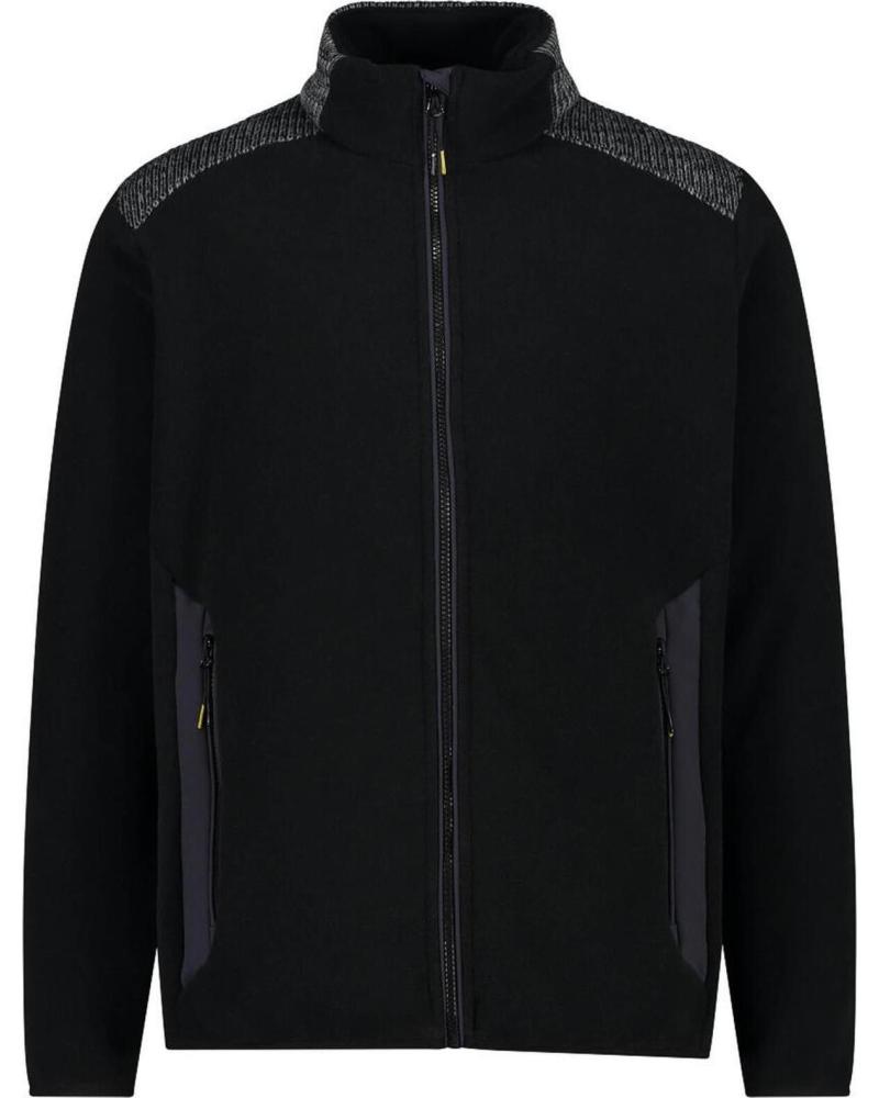 CMP CAMPAGNOLO CHAQUETA TÉCNICA CON CREMALLERA INTEGRAL NEGRO