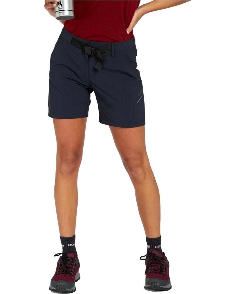 TRANGOWORLD PANTALÓN CORTO TREKKING MUJER TRANGOWORLD NEGRO NEGRO