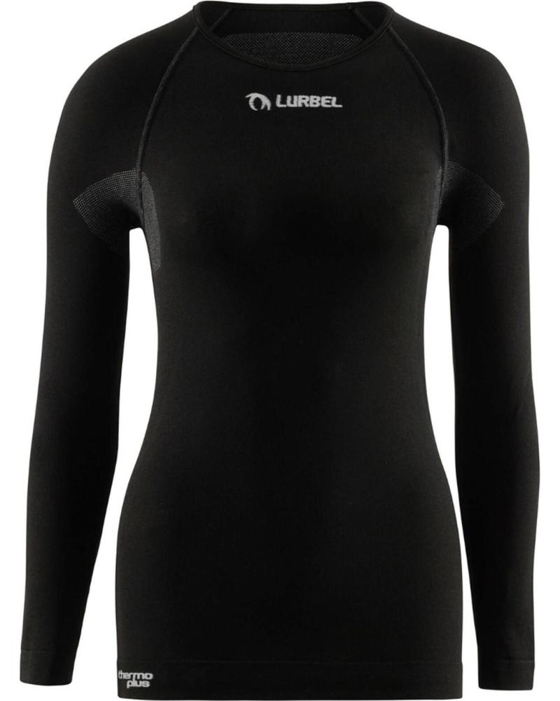 LURBEL CAMISETA LURBEL MANGA LARGA UNISEX NEGRA NEGRO