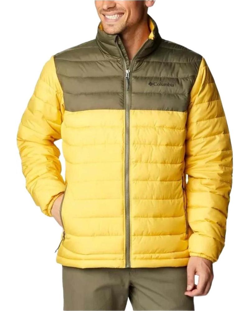 COLUMBIA CHAQUETA TÉCNICA ACOLCHADA COLUMBIA BICOLOR AMARILLO