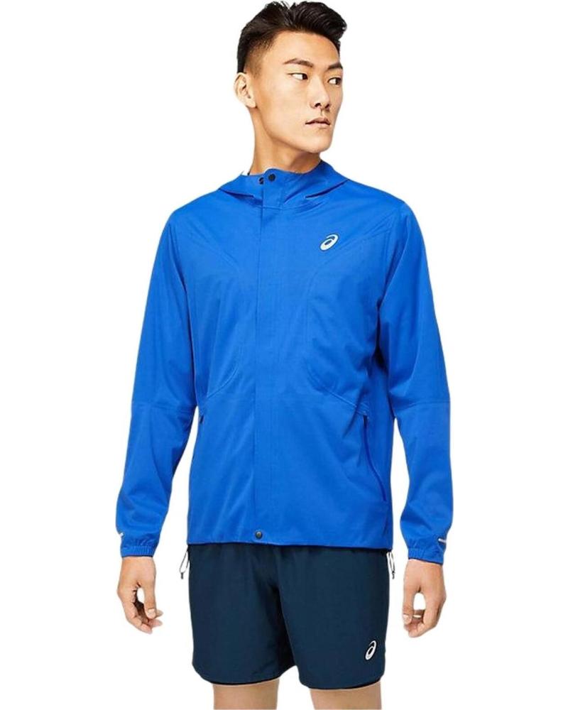 ASICS CHAQUETA TÉCNICA DEPORTIVA CON CAPUCHA AZUL