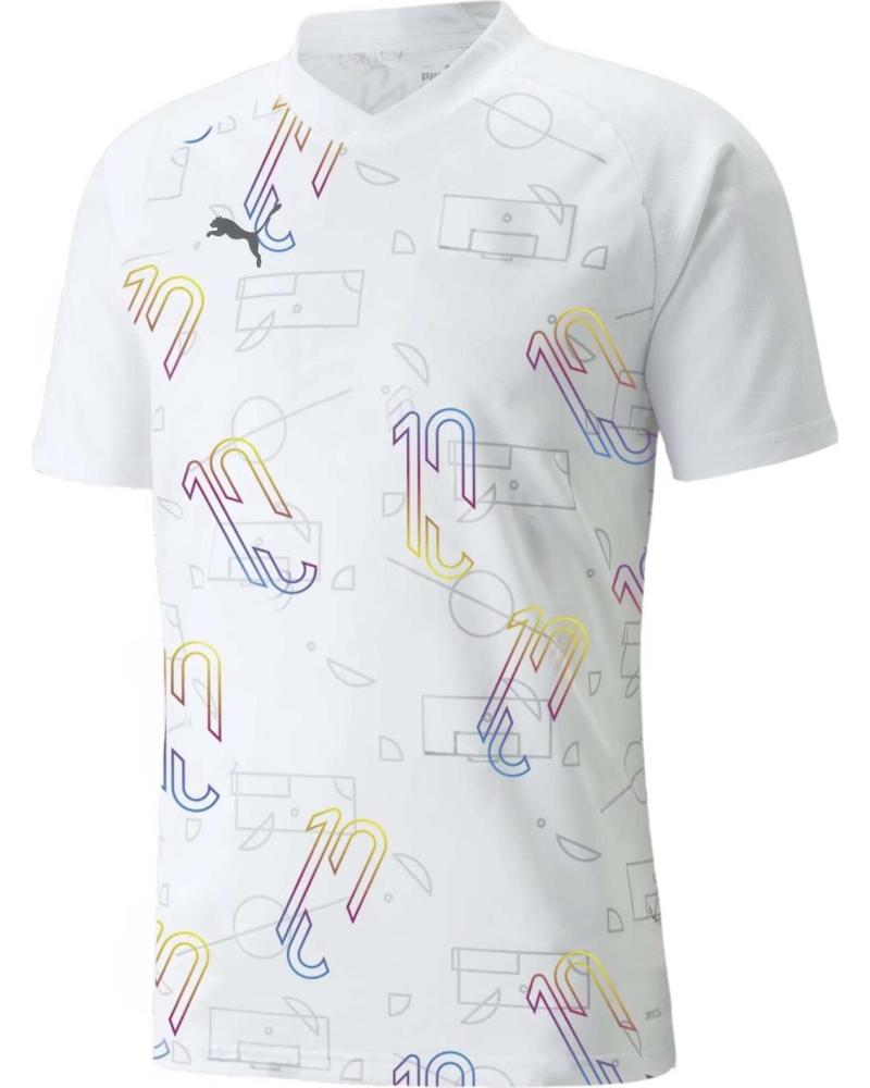 PUMA CAMISETA PUMA CON ESTAMPADO PARA NIÑO BLANCO