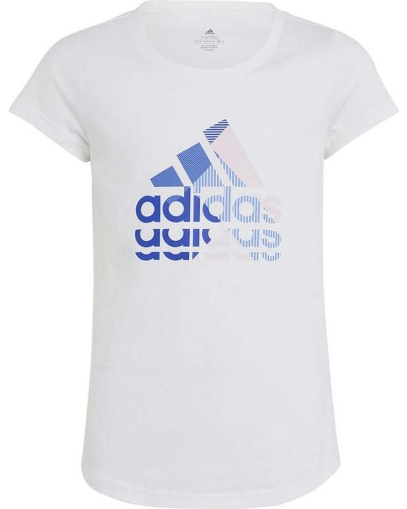 ADIDAS CAMISETA ADIDAS GRAPHIC MANGA CORTA NIÑA BLANCO