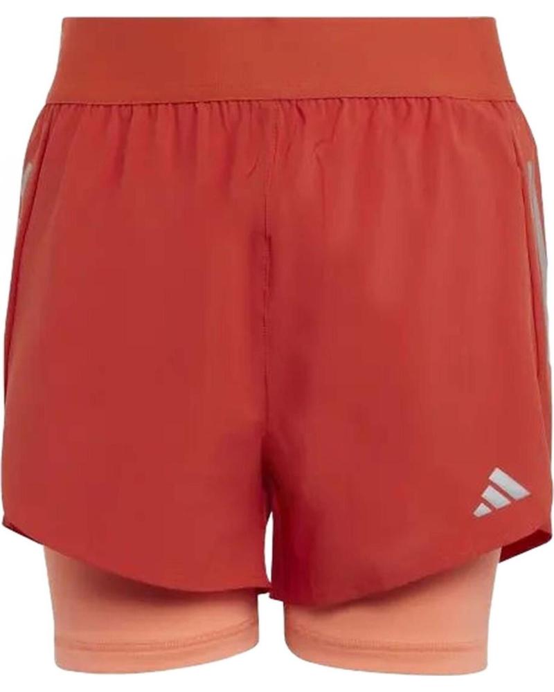 ADIDAS PANTALÓN CORTO DEPORTIVO ADIDAS PARA NIÑO/NIÑA UNISEX ROJO