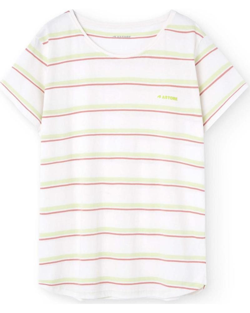 ASTORE CAMISETA DE MUJER ASTORE MODELO JANET, RAYAS BEIGE BEIG