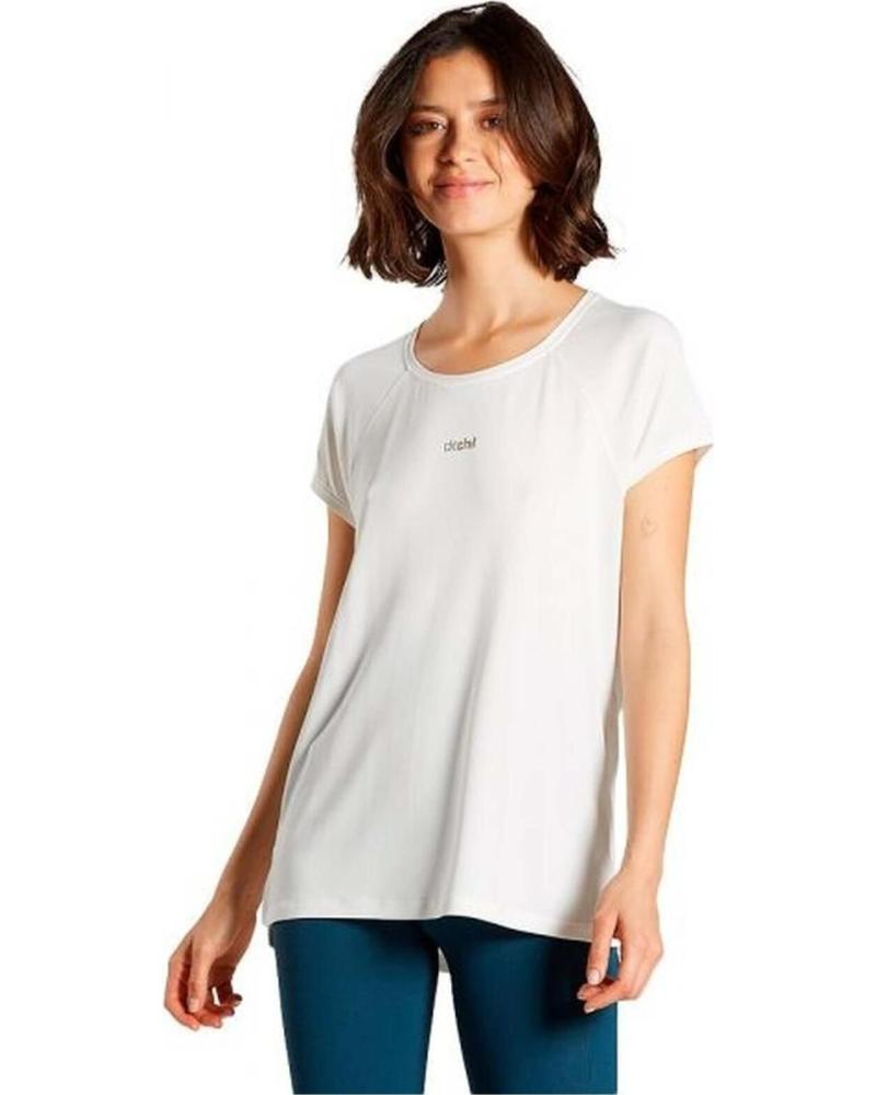 DITCHIL CAMISETA DE MANGA CORTA DITCHIL PARA MUJER, COLOR BEIGE BEIGE