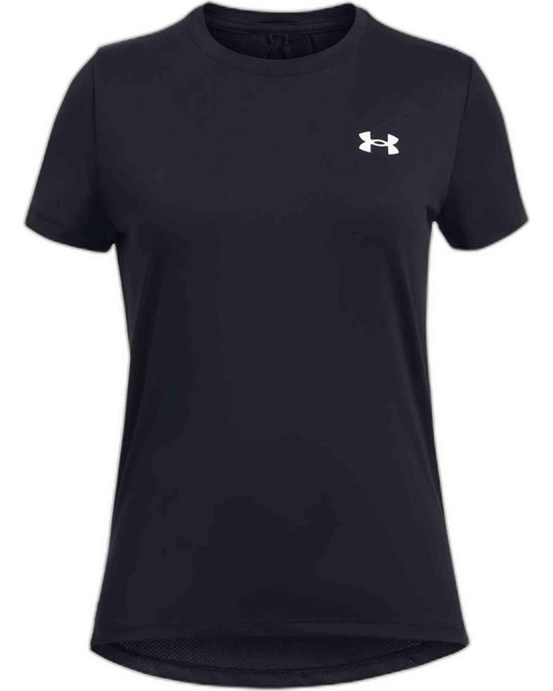 UNDER ARMOUR CAMISETA DE MANGA CORTA UNDER ARMOUR PARA NIÑOS NEGRO