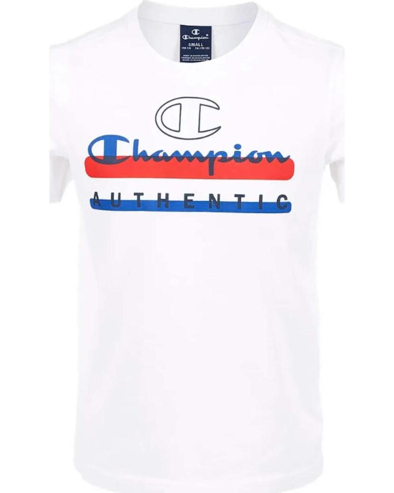 CHAMPION CAMISETA CHAMPION MANGA CORTA PARA HOMBRE BLANCO