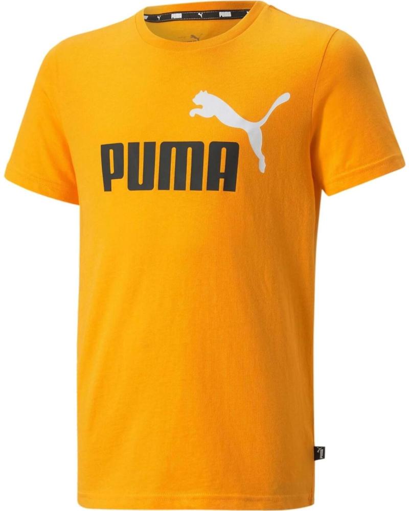 PUMA CAMISETA PUMA LOGO GRÁFICO MANGA CORTA AMARILLO