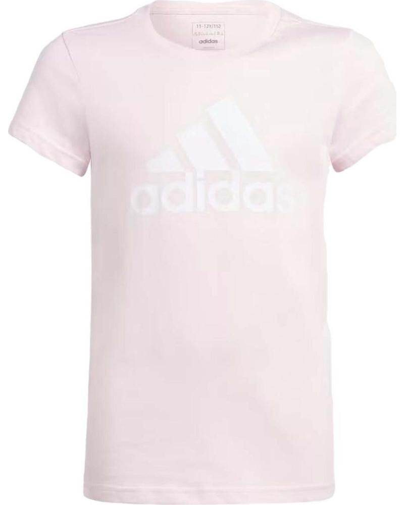 ADIDAS CAMISETA ADIDAS ESSENTIALS LOGO MANGA CORTA UNISEX ROSA ROSA