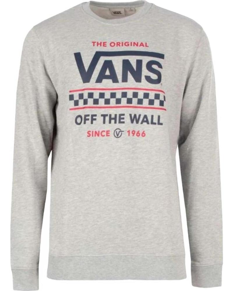 VANS OFF THE WALL SUDADERA VANS ´OFF THE WALL´ GRIS PARA HOMBRE GRIS