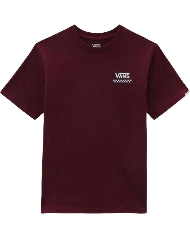 VANS OFF THE WALL CAMISETA VANS OFF THE WALL DE MANGA CORTA PARA NIÑOS ROJO