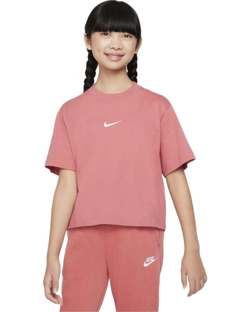 NIKE CAMISETA NIKE AIR DE MANGA CORTA PARA NIÑA ROSA