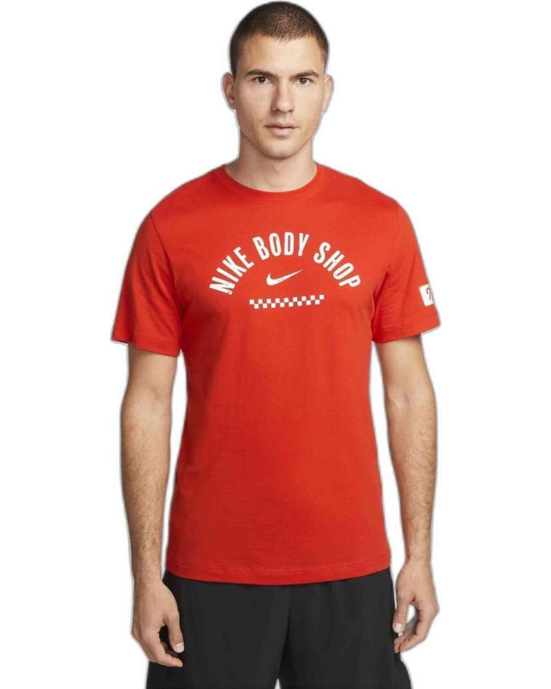NIKE CAMISETA NIKE DRI-FIT HOMBRE MANGA CORTA ROJA ROJO