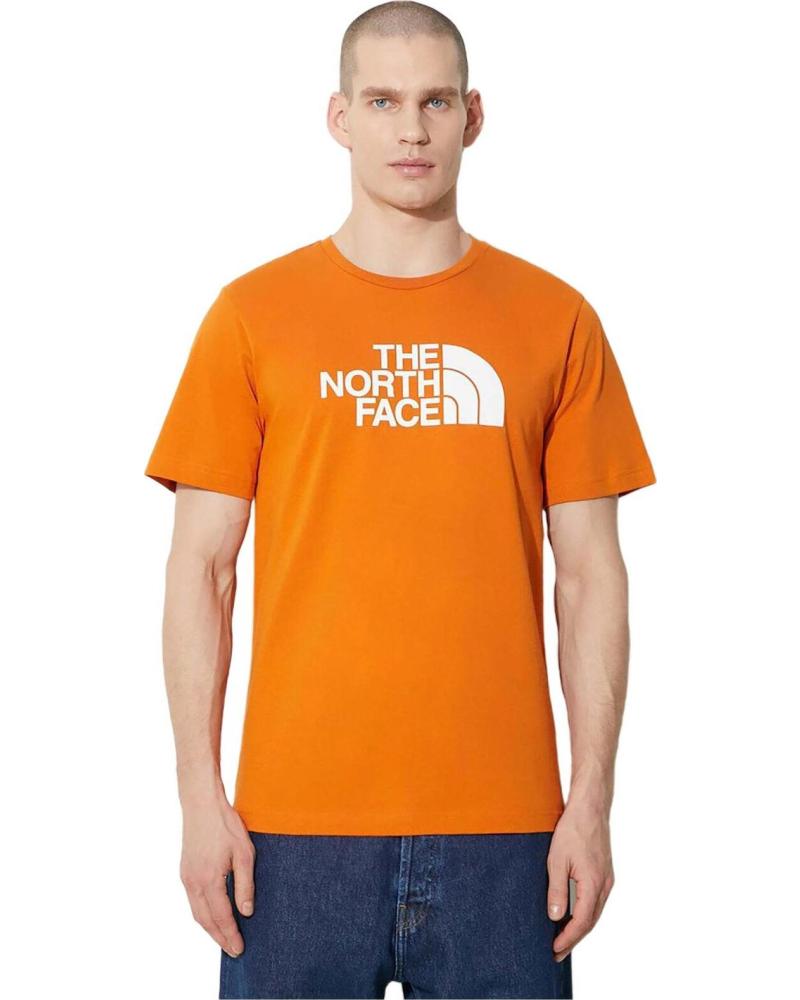THE NORTH FACE THE NORTH FACE CAMISETA DE MANGA CORTA CON LOGO PARA HOMBRE NARANJA