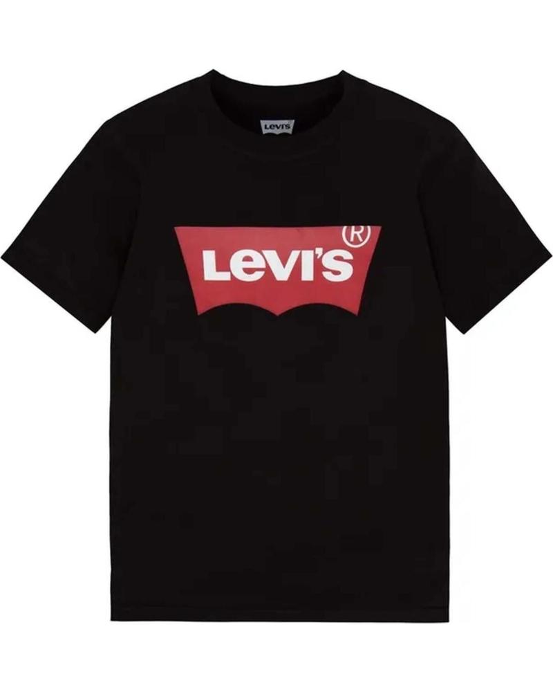 LEVIS CAMISETA LEVI´S DE MANGA CORTA CON LOGO PARA NIÑOS NEGRO