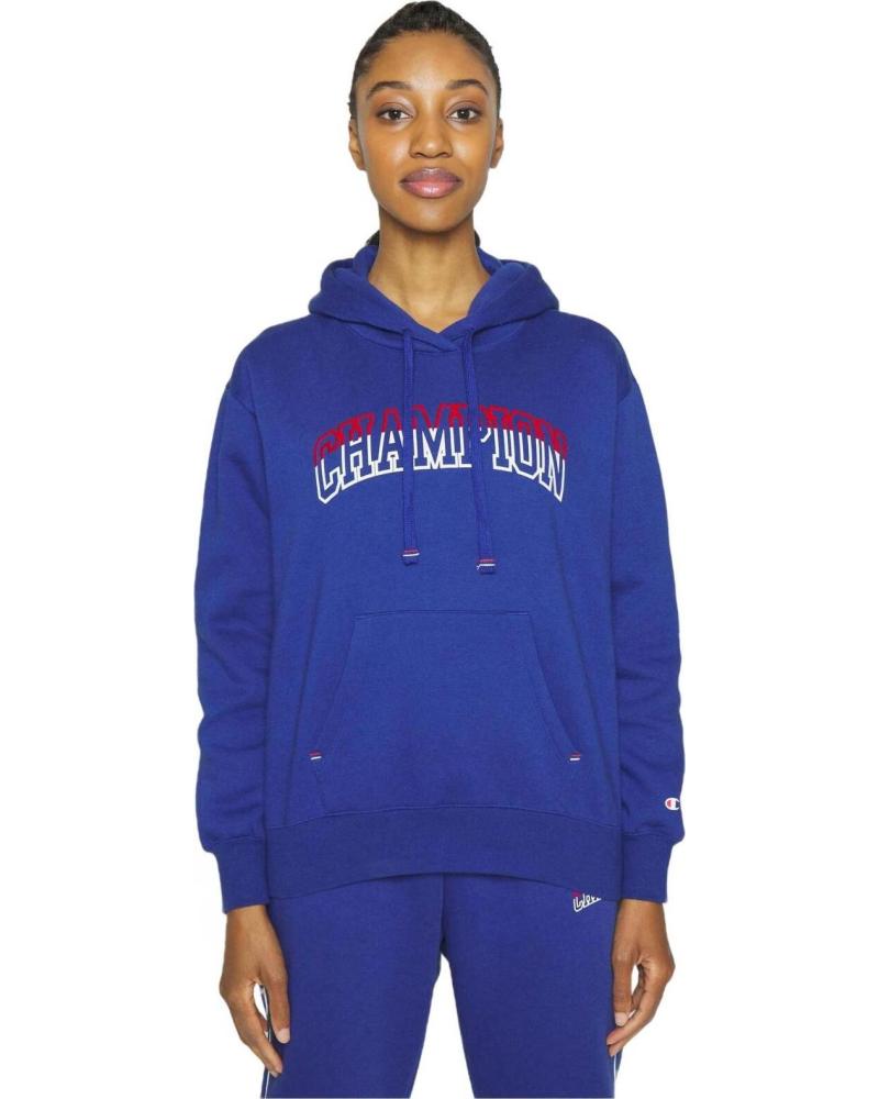 CHAMPION SUDADERA CON CAPUCHA CHAMPION PARA MUJER AZUL
